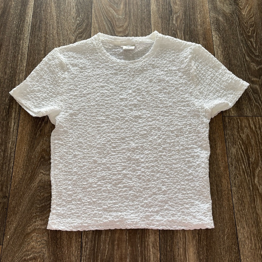 Abercrombie & Fitch Textured Short Sleeve Tee